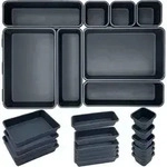 24-teiliges Schubladen Organizer Set Aufbewahrungssystem f&uuml;r K&uuml;che