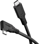 Goobay USB-C -Kabel 90&deg; 3 m schwarz