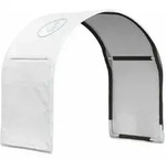 vidaXL Bettunnel 2 pcs Wei&szlig; 211 x 52,5 x 2 cm Polyester
