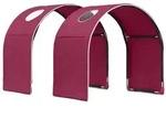 vidaXL Bettunnel 2 pcs Rot 211 x 52,5 x 2 cm Polyester