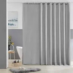 Duschvorhang &Uuml;berl&auml;nge Antibakteriell Wasserdicht Grau 275x180cm