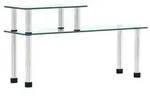 vidaXL K&uuml;chenregal Transparent 45&times;16&times;26 cm Hartglas