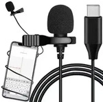 2 St&uuml;ck USB-C Ansteckmikrofon Mikrofon Ansteck Lavalier Microphone f&uuml;r DJI...