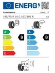 Continental ContiVanContact 100 ( 195/75 R16C 107/105R 8PR )