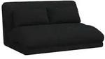 vidaXL Bodenstuhl Schwarz 110 x 82 x 55 cm Stoff