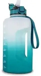 2.2L Trinkflasche Mit Strohhalm und Tragegriff, BPA-frei
