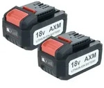 EXTENSILO 2x Akku kompatibel mit Flex Lithium Power 18V | f&uuml;r Werkzeug (5000...