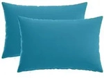 vidaXL Kissenbezug 2 pcs HEERLEN Himmelblau 40 x 60 cm Polyester