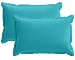 vidaXL Kissenbezug 2 stk. HOUTEN T&uuml;rkis 50 x 70 cm Polyester