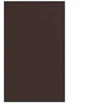vidaXL Fu&szlig;matte Braun 90x150 cm