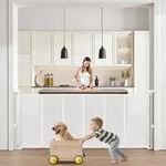 VEVOR einziehbares Babygitter ausziehbar (max. 180 cm breit 87 cm hoch),...