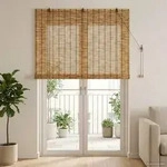 vidaXL Rollo Braun 140 x 220 cm Schilf