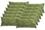 vidaXL Kissenbezug 12 pcs HEERLEN Blattdesign 40 x 80 cm Polyester