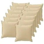 vidaXL Kissenbezug 12 stk. HOUTEN Beige 40 x 40 cm Polyester