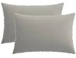 vidaXL Kissenbezug 2 pcs HEERLEN Grau 50 x 80 cm Polyester