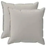 vidaXL Kissenbezug 2 stk. HOUTEN Grau 70 x 70 cm Polyester