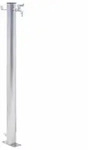 vidaXL Wassers&auml;ule f&uuml;r den Garten 80 cm Edelstahl Rund