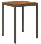 vidaXL Gartenbar-Tisch Natur und Kaffee 80 x 80,5 x 105 cm