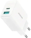 Netzwerkladeger&auml;t USB-C / USB-A 20W PD / QC 3.0 Schnellladeger&auml;t in Wei&szlig;