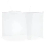 vidaXL Moskito-Netz f&uuml;r Bett 156 Maschen 3 pcs Wei&szlig; Polyester