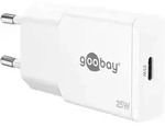 Goobay 75732 USB-CTM PD GaN Schnellladeger&auml;t Slim (25 W) wei&szlig;, wei&szlig; - 1x
