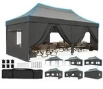 Quictent Faltpavillon 3x6m wasserdicht | Partyzelt, Pop-Up Pavillon,...