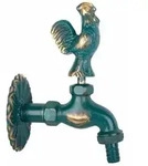 Auslaufventil, Gartenauslaufventil, Wasserhahn Garten, patiniert 1/2 Zoll
