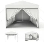3x6m Wasserdicht Gartenpavillon Stabil Pavillon UV-Schutz Gartenzelt Winterfest