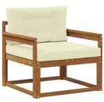 vidaXL Outdoor Mittelsofa Natur