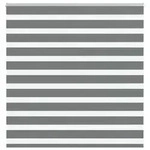 vidaXL Zebrarollo Dunkelgrau 150x100 cm Stoffbreite 145,9 cm Polyester