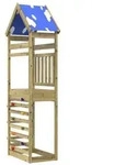 vidaXL Spielturm Braun 52,5 x 85 x 265 cm Massives impr&auml;gniertes Holz