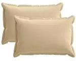 vidaXL Kissenbezug 2 stk. HOUTEN Beige 50 x 80 cm Polyester