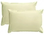 vidaXL Kissenbezug 2 stk. HOUTEN Creme 50 x 75 cm Polyester