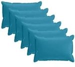 vidaXL Kissenbezug 6 stk. HOUTEN Himmelblau 50 x 75 cm Polyester