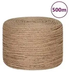 vidaXL Juteseil 500 m L&auml;nge 4 mm St&auml;rke