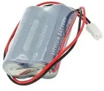 Batterie passend f&uuml;r die Maxell 2CR17450 Lithium Batterie mit Kabel und Stecker,