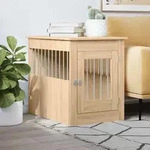 vidaXL Hundek&auml;fig im M&ouml;belstil Sonoma-Eiche 55x80x68 cm Holzwerkstoff