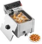 VEVOR Gewerbliche Elektrische 1-Becken-Fritteuse 6,8 L &Ouml;lfassungsverm&ouml;gen,...
