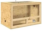 vidaXL Terrarium Braun 80 x 50 x 50 cm OSB