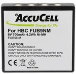 AccuCell Akku passend f&uuml;r HBC FUB9NM, BA209000, 209060, BA209061, BA209062