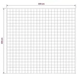 vidaXL Gewichtsdecke Wei&szlig; 220 x 235 cm 11 kg 100% Baumwolle 205T