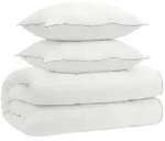 vidaXL Bettdecke und Kissen Set 3 pcs 200x240 cm 4 Jahreszeiten Wolle