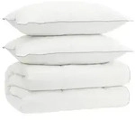 vidaXL Bettdecke und Kissen Set 3 pcs 135x220 cm 4 Jahreszeiten Wolle