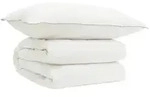 vidaXL Bettdecke und Kissen Set 2 pcs 137x200 cm 4 Jahreszeiten Wolle
