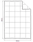 vidaXL Sommerdecke Wei&szlig; 140 x 220 cm Bambusfaser