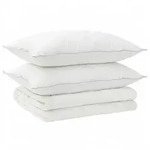 vidaXL Bettdecke und Kissen Set 3 pcs 220x260 cm Sommer 200 GSM Wolle