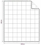 vidaXL Bettdecke Beige 240 x 260 cm Kapok-Faser