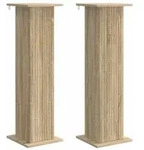 vidaXL Pflanzenst&auml;nder 2 pcs Sonoma-Eiche 30,5 x 30 x 100,5 cm