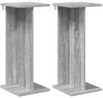 vidaXL Pflanzenst&auml;nder 2 pcs Graues Sonoma 25 x 25,5 x 60,5 cm