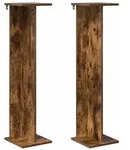vidaXL Pflanzenst&auml;nder 2 pcs Ger&auml;ucherte Eiche 25 x 25,5 x 100,5 cm